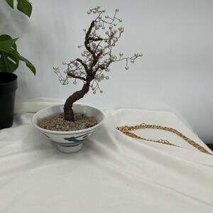 Pearl Tree Wire Wrapped Hand Painted